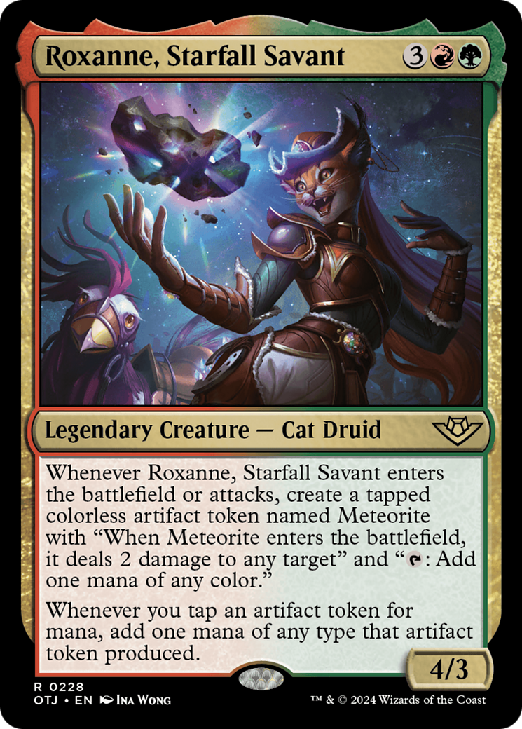 Roxanne, Starfall Savant [Outlaws of Thunder Junction] [Foil]