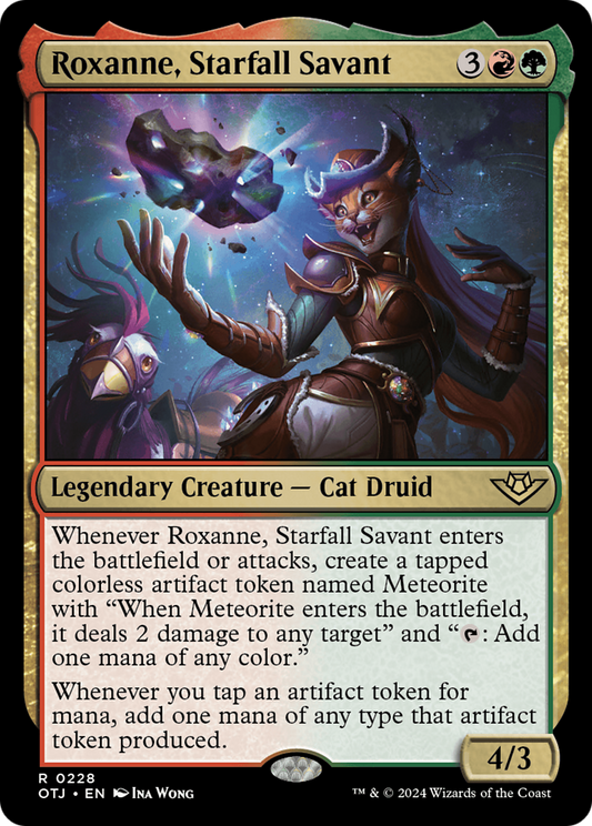 Roxanne, Starfall Savant [Outlaws of Thunder Junction] [Foil]