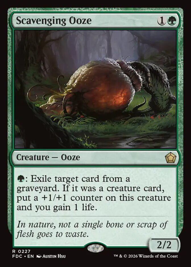 Scavenging Ooze [Foundations Commander]