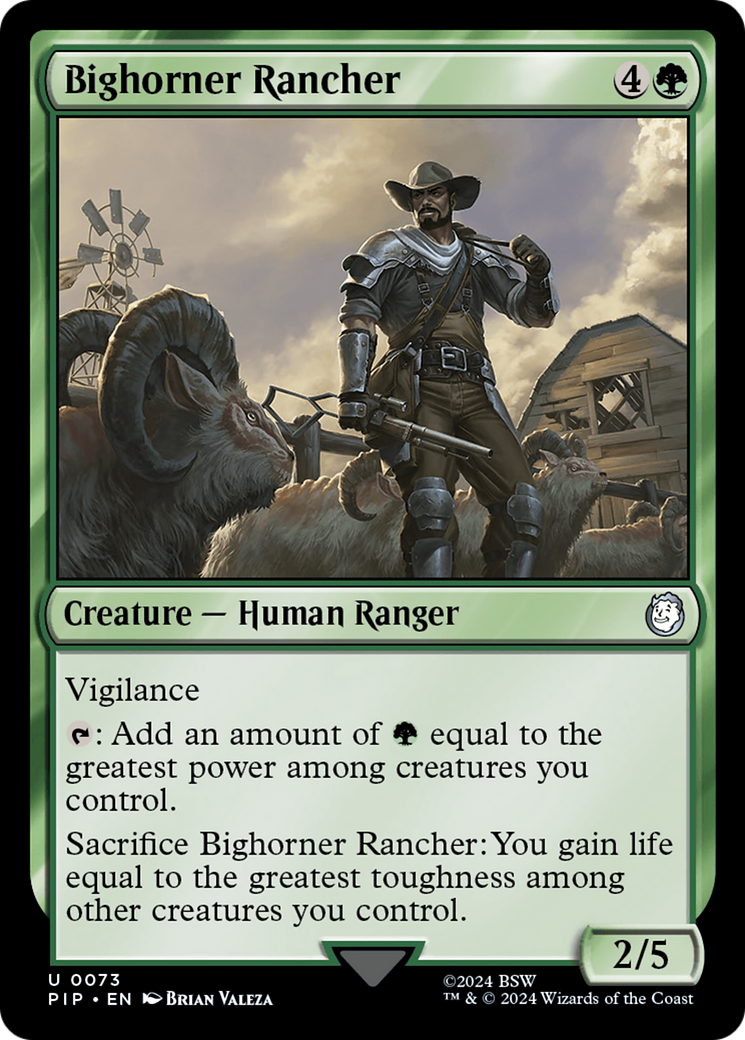 Bighorner Rancher [Fallout] [Foil]