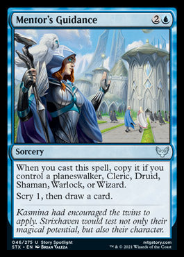 Mentor's Guidance [Strixhaven: School of Mages] [Foil]