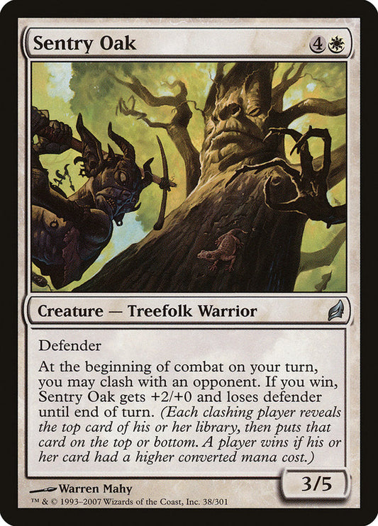 Sentry Oak [Lorwyn] [Foil]