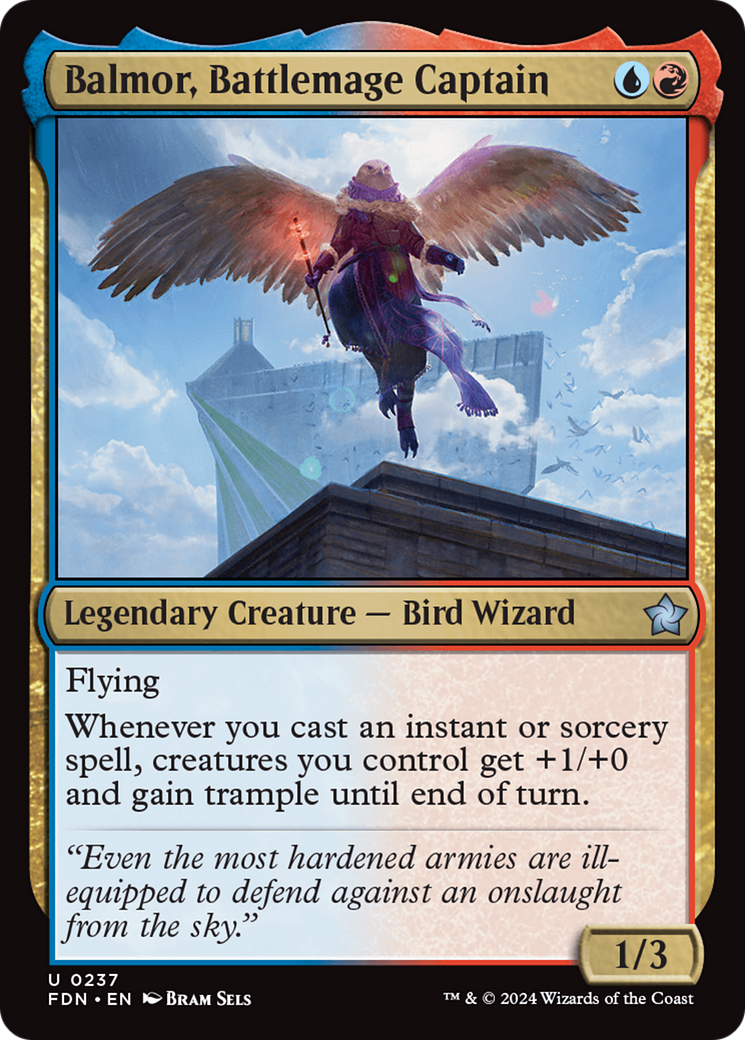 Balmor, Battlemage Captain [Foundations] [Foil]