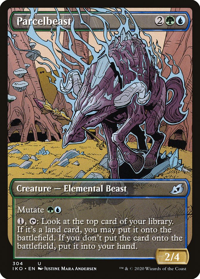 Parcelbeast (Showcase) [Ikoria: Lair of Behemoths] [Foil]