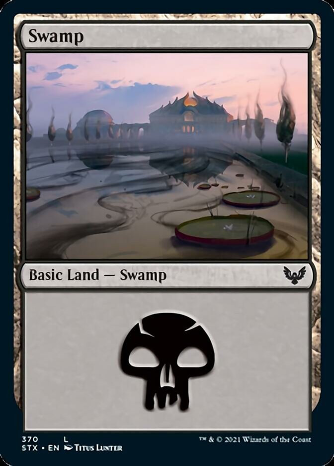 Swamp (370) [Strixhaven: School of Mages] [Foil]