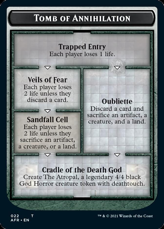 Tomb of Annihilation // The Atropal Double-Sided Token [Dungeons & Dragons: Adventures in the Forgotten Realms Tokens] [Foil]