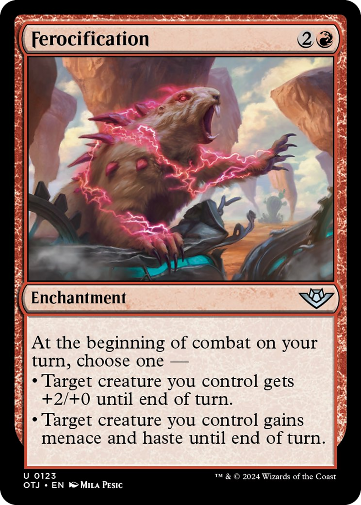 Ferocification [Outlaws of Thunder Junction] [Foil]
