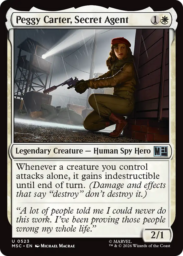 Peggy Carter, Secret Agent [Marvel Super Heroes Commander]