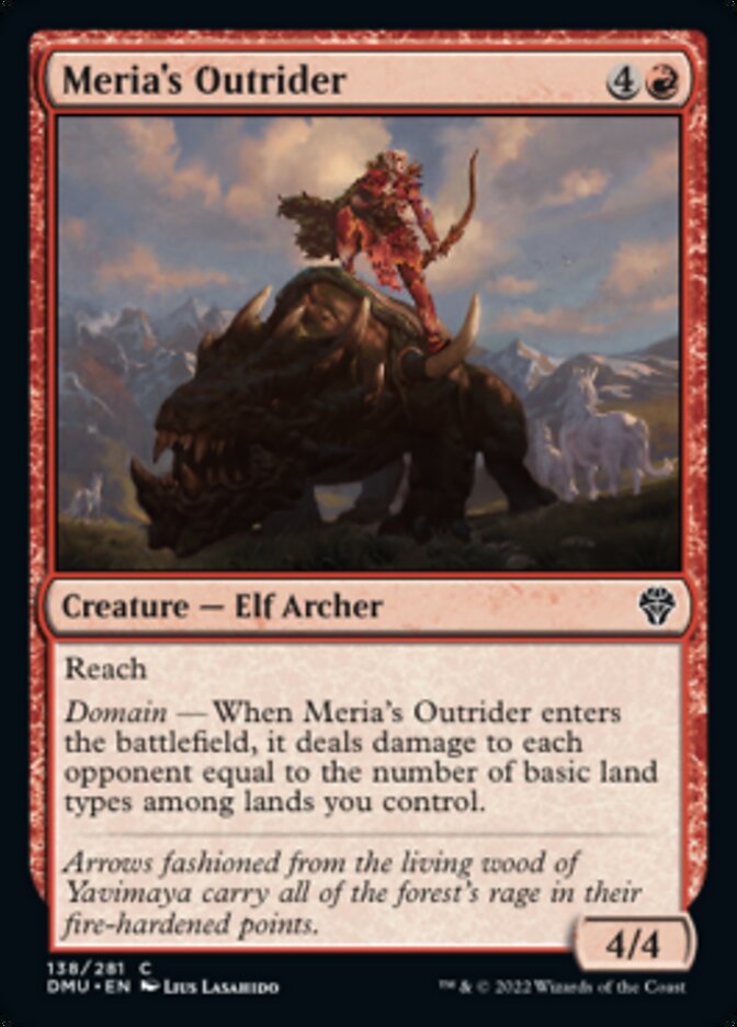 Meria's Outrider [Dominaria United] [Foil]