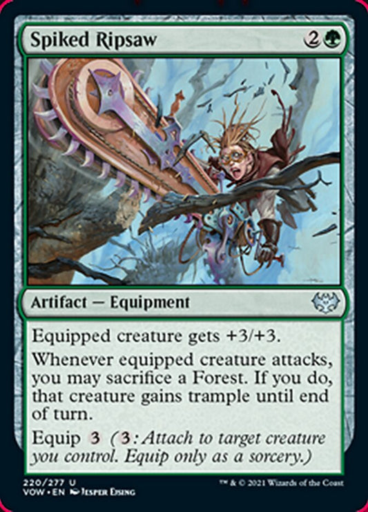 Spiked Ripsaw [Innistrad: Crimson Vow] [Foil]