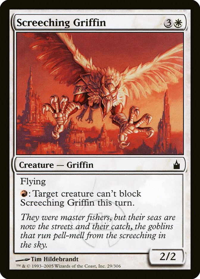 Screeching Griffin [Ravnica: City of Guilds] [Foil]