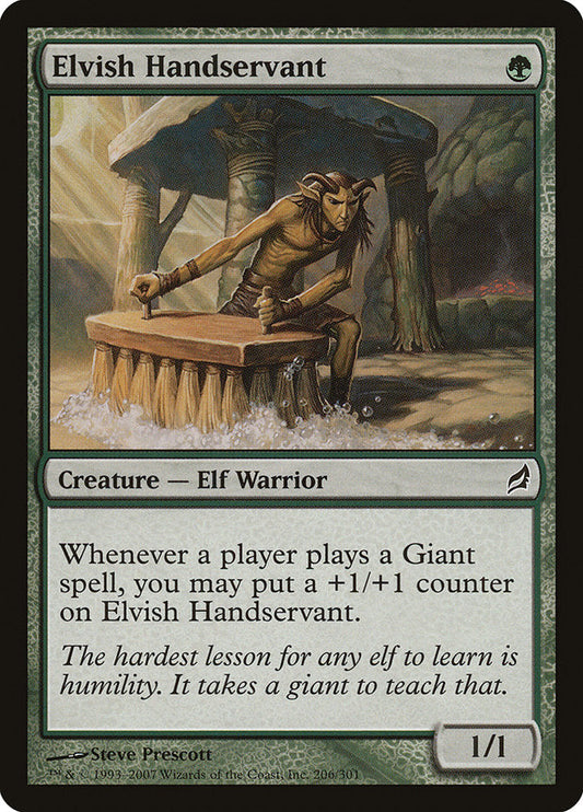 Elvish Handservant [Lorwyn] [Foil]