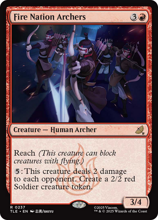Fire Nation Archers [Avatar: The Last Airbender: Eternal-Legal] [Foil]