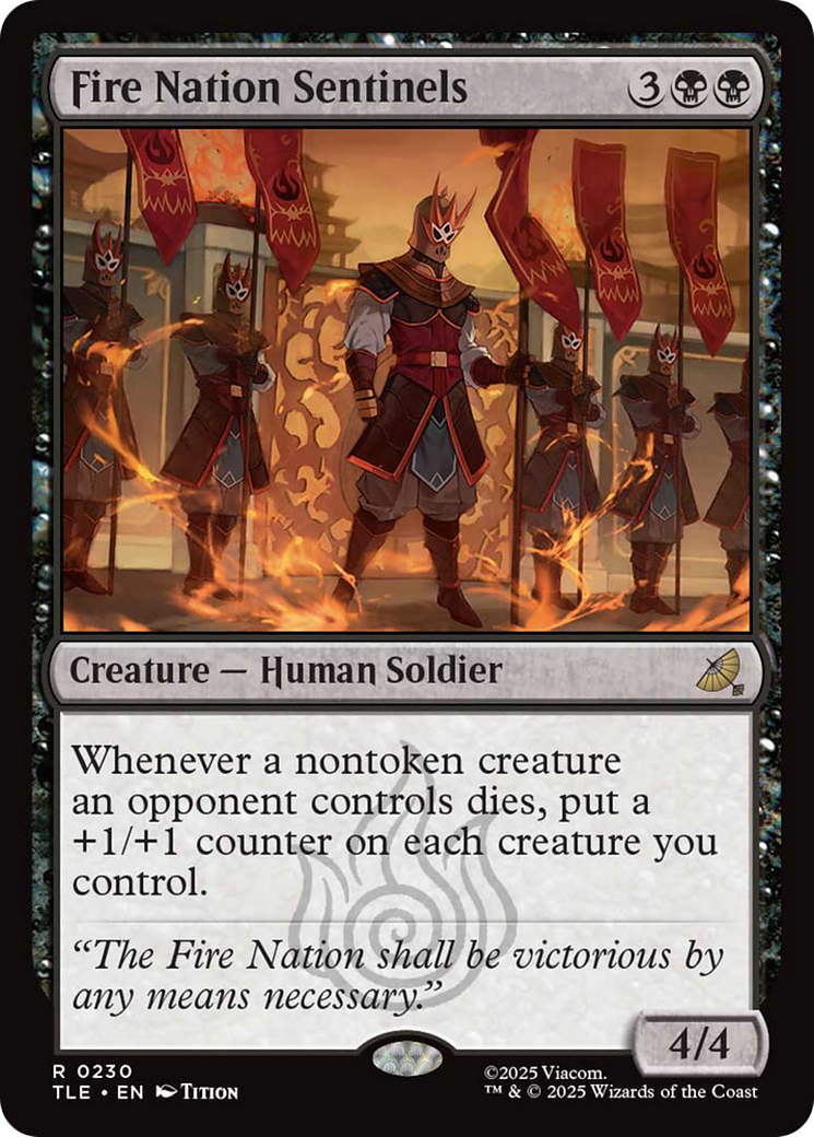 Fire Nation Sentinels [Avatar: The Last Airbender: Eternal-Legal] [Foil]