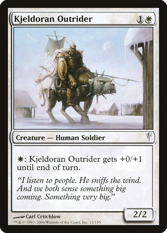 Kjeldoran Outrider [Coldsnap] [Foil]