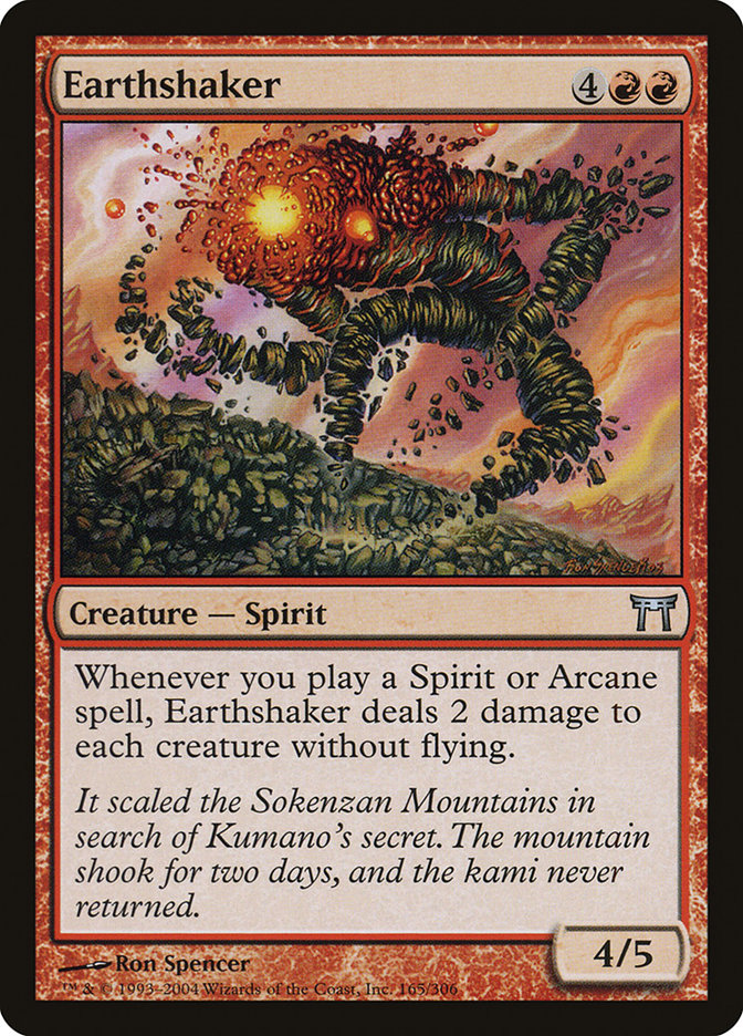 Earthshaker [Champions of Kamigawa] [Foil]