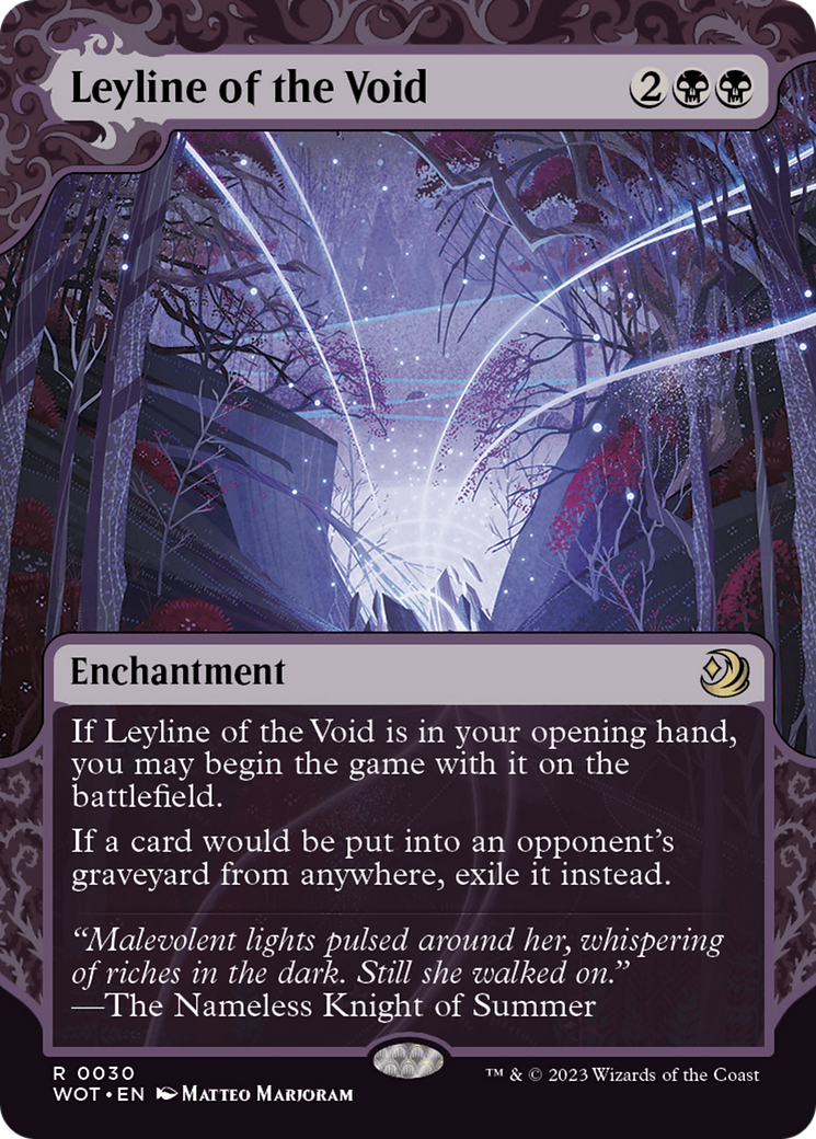 Leyline of the Void [Wilds of Eldraine: Enchanting Tales] [Foil]