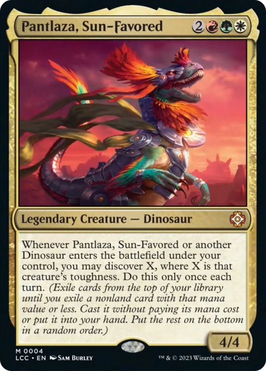 Pantlaza, Sun-Favored [The Lost Caverns of Ixalan Commander] [Foil]