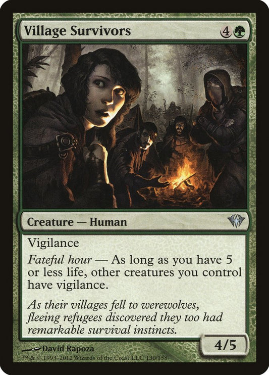 Village Survivors [Dark Ascension] [Foil]