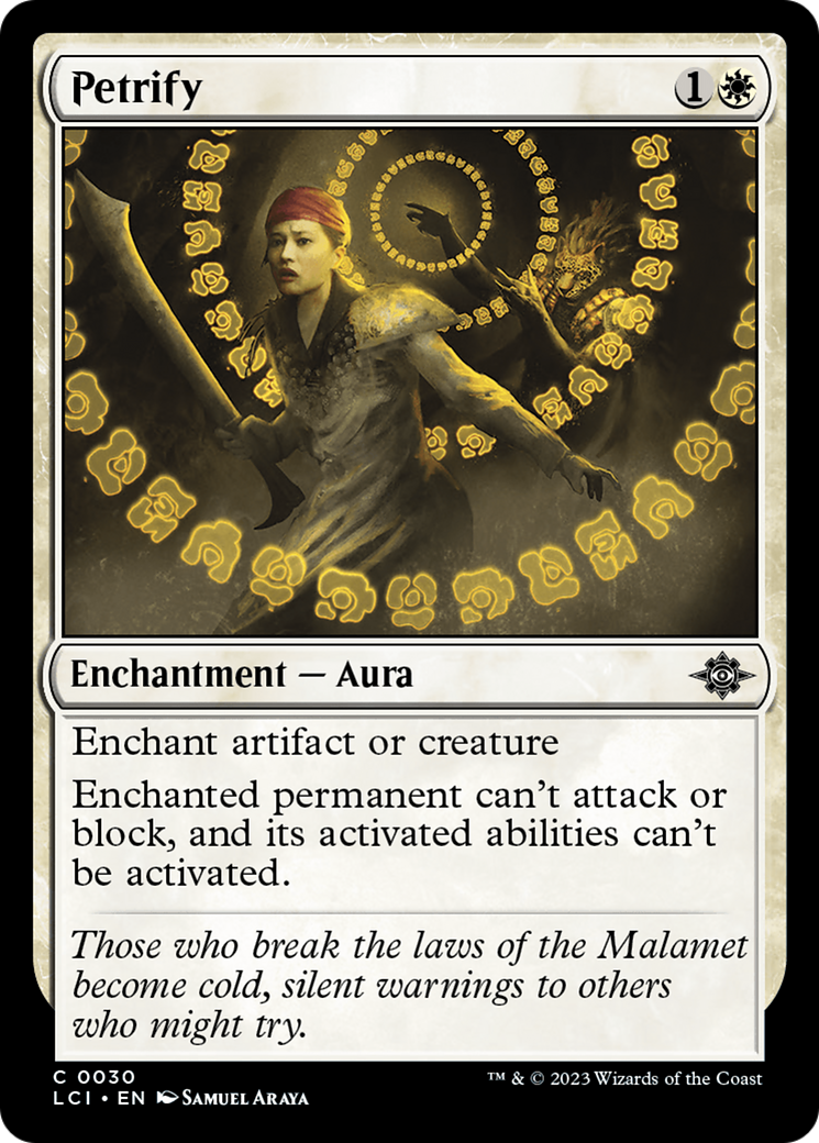 Petrify [The Lost Caverns of Ixalan] [Foil]