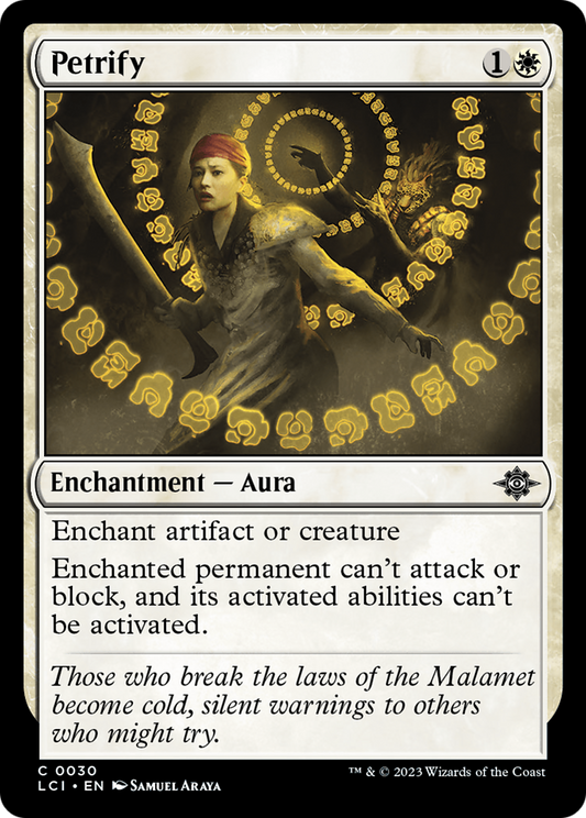Petrify [The Lost Caverns of Ixalan] [Foil]