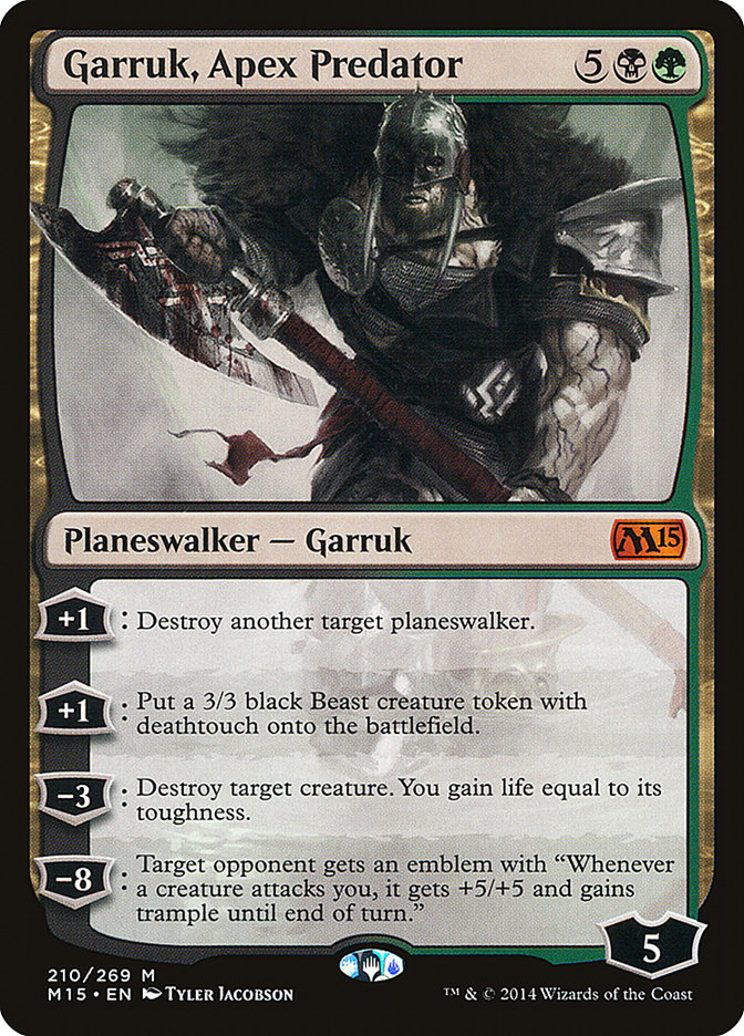 Garruk, Apex Predator [Core Set 2015] [Foil]
