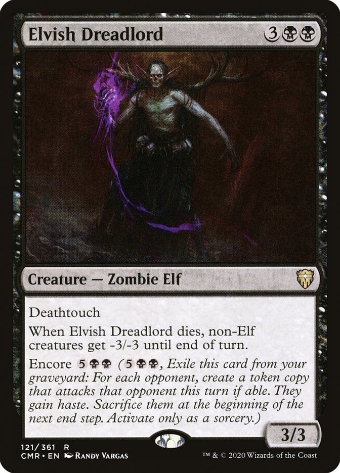 Elvish Dreadlord [Commander Legends] [Foil]