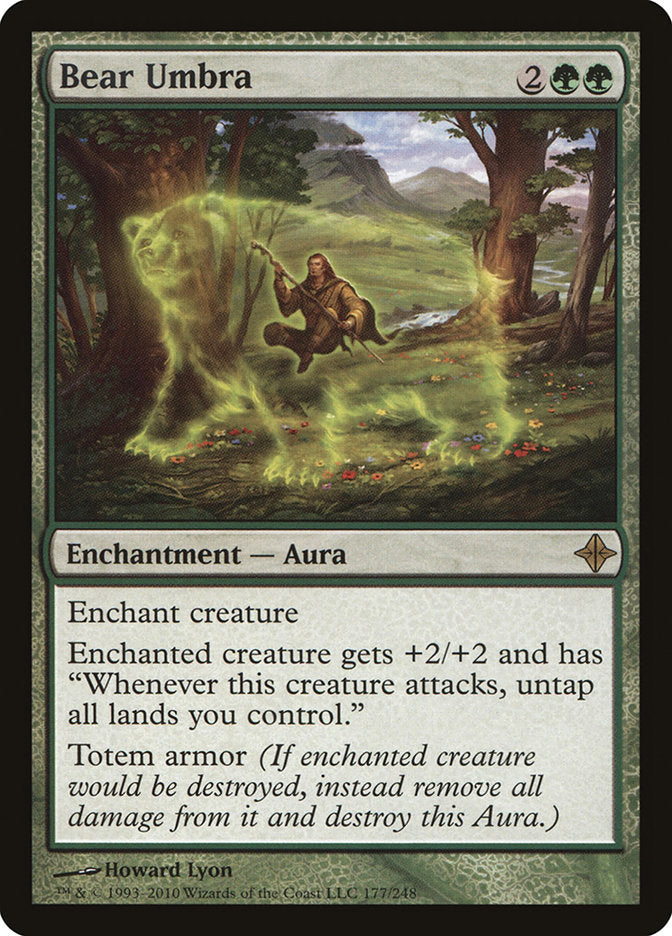 Bear Umbra [Rise of the Eldrazi] [Foil]