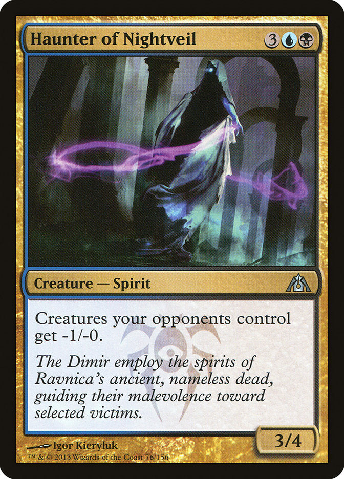 Haunter of Nightveil [Dragon's Maze] [Foil]