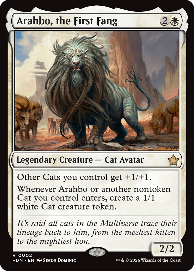 Arahbo, the First Fang [Foundations] [Foil]