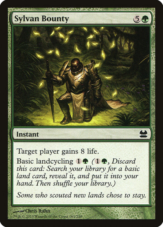 Sylvan Bounty [Modern Masters] [Foil]
