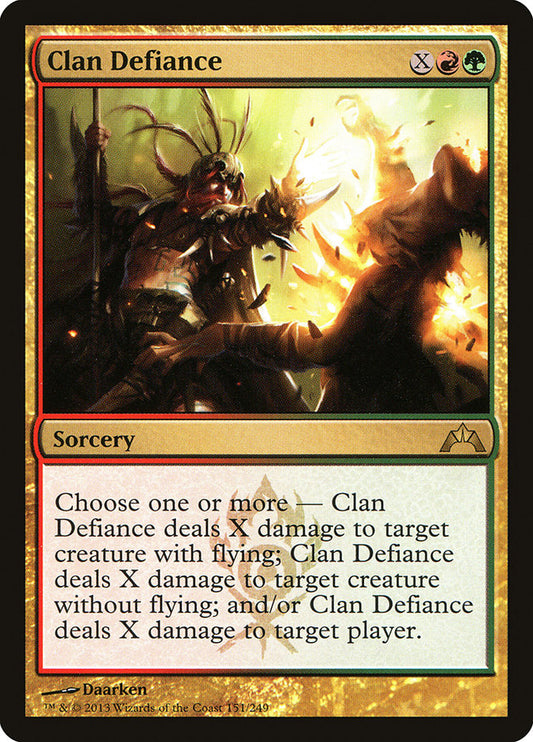 Clan Defiance [Gatecrash] [Foil]