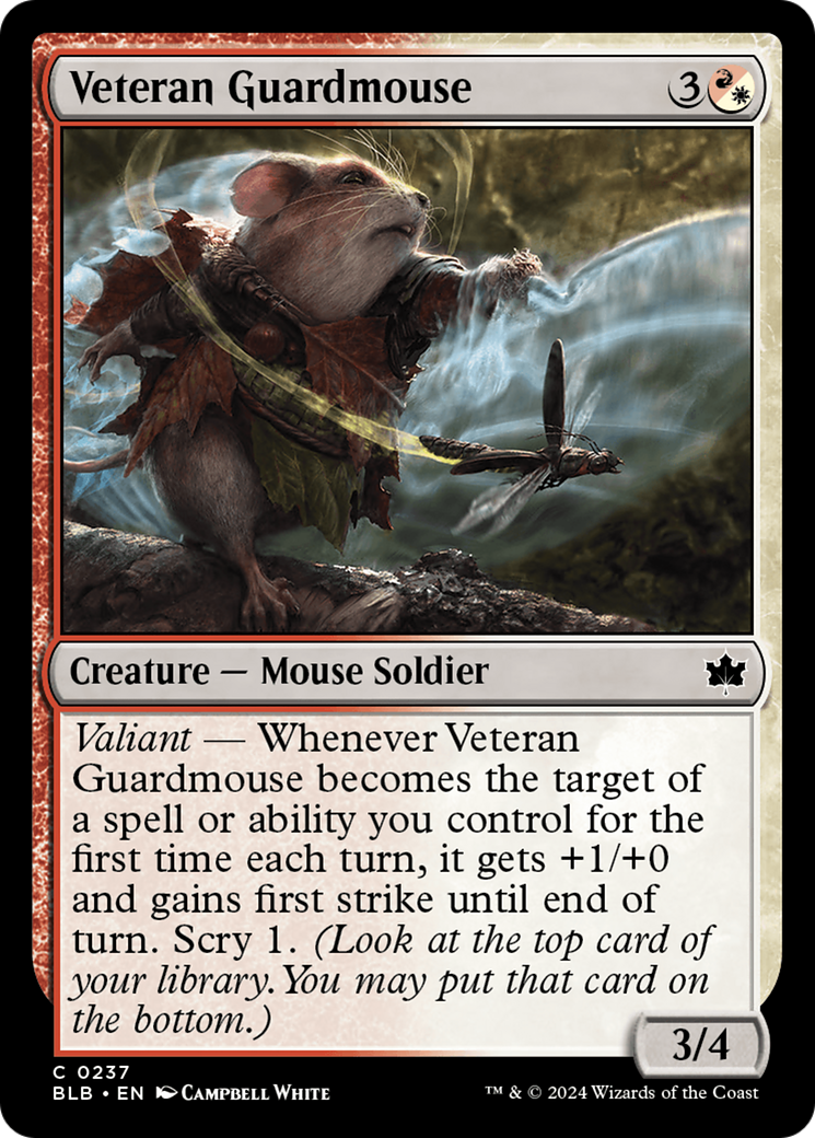Veteran Guardmouse [Bloomburrow] [Foil]