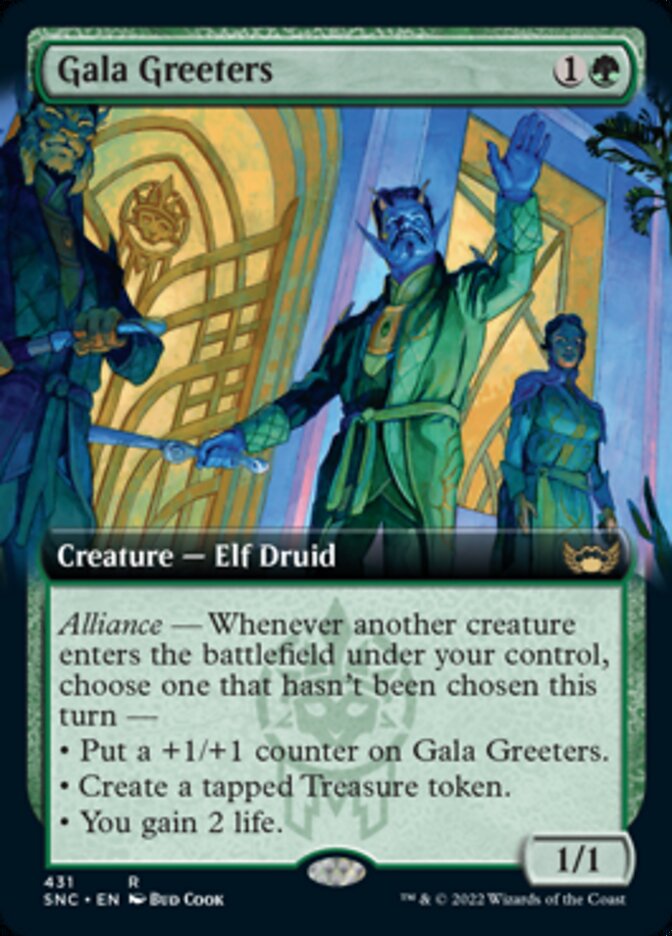 Gala Greeters (Extended Art) [Streets of New Capenna] [Foil]
