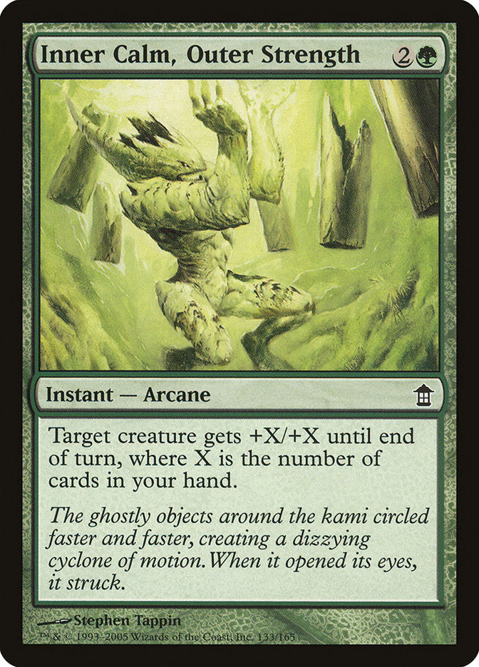 Inner Calm, Outer Strength [Saviors of Kamigawa] [Foil]