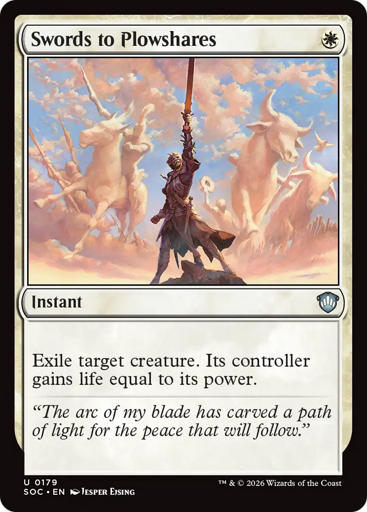 Swords to Plowshares [Secrets of Strixhaven Commander] [Foil]