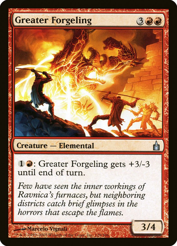 Greater Forgeling [Ravnica: City of Guilds] [Foil]