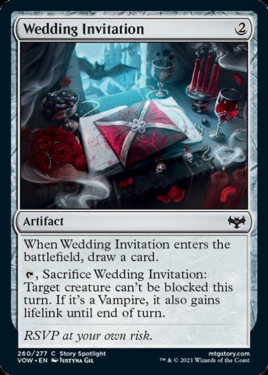 Wedding Invitation [Innistrad: Crimson Vow] [Foil]