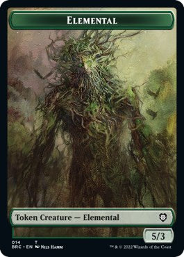 Elemental Token [The Brothers' War Commander Tokens] [Foil]