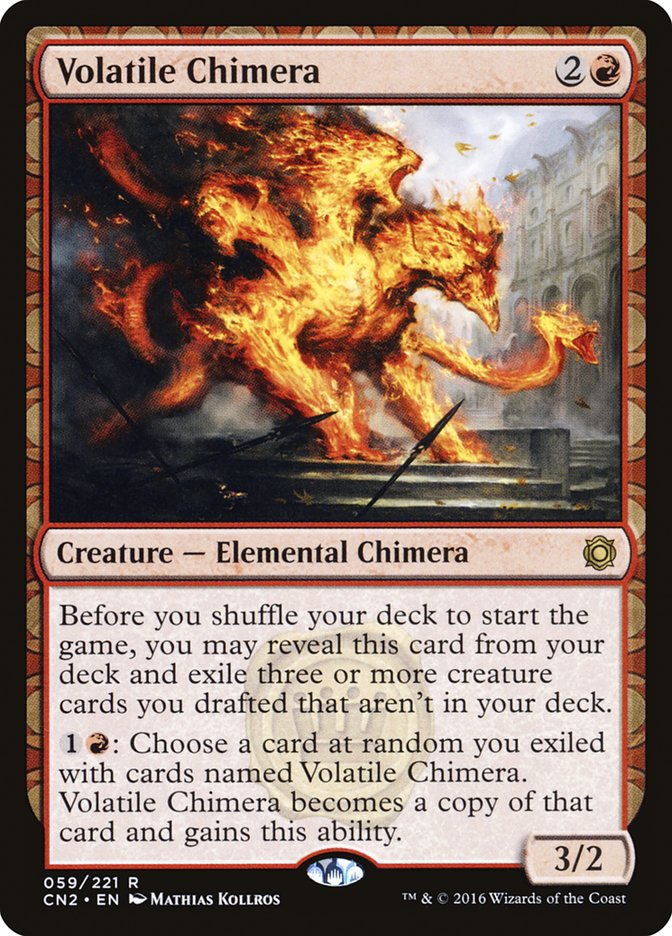 Volatile Chimera [Conspiracy: Take the Crown] [Foil]