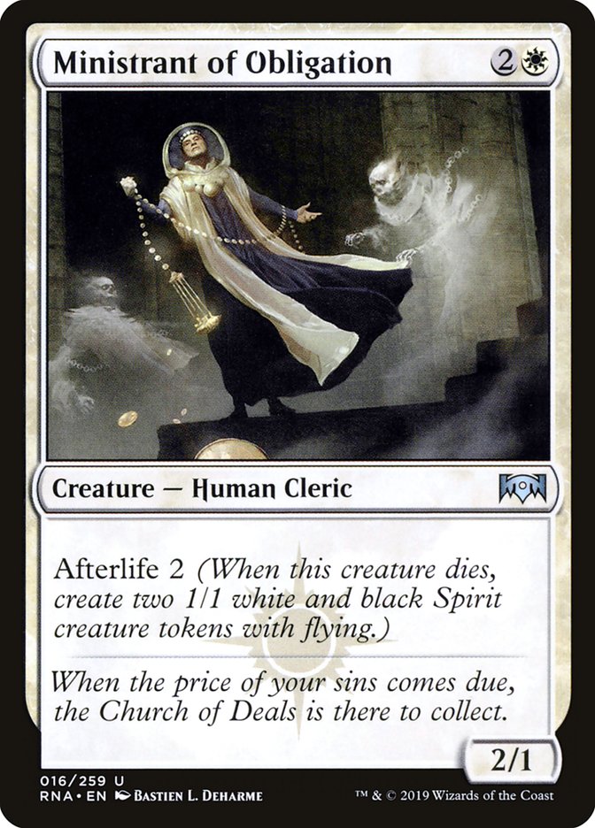 Ministrant of Obligation [Ravnica Allegiance] [Foil]