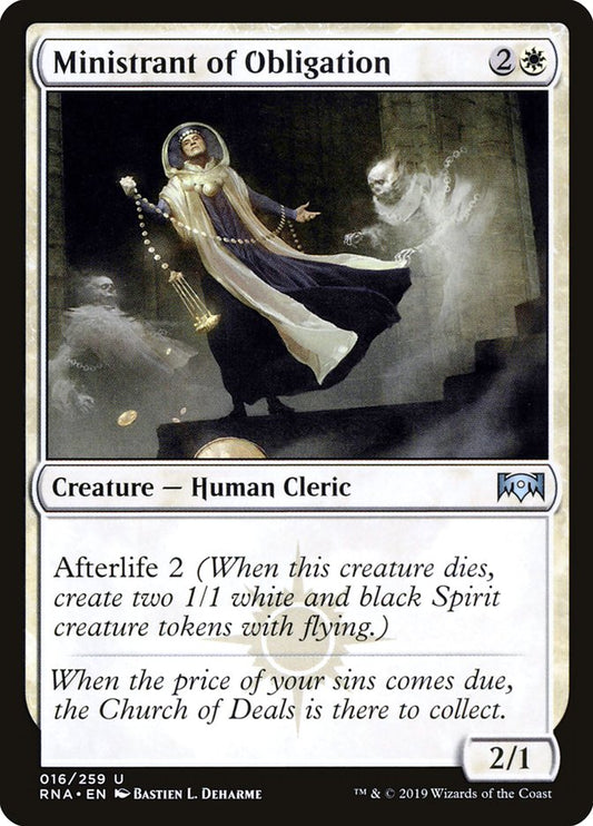 Ministrant of Obligation [Ravnica Allegiance] [Foil]