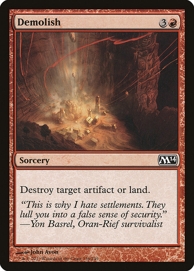Demolish [Core Set 2014] [Foil]