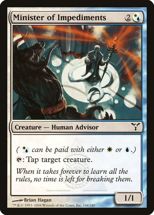 Minister of Impediments [Dissension] [Foil]