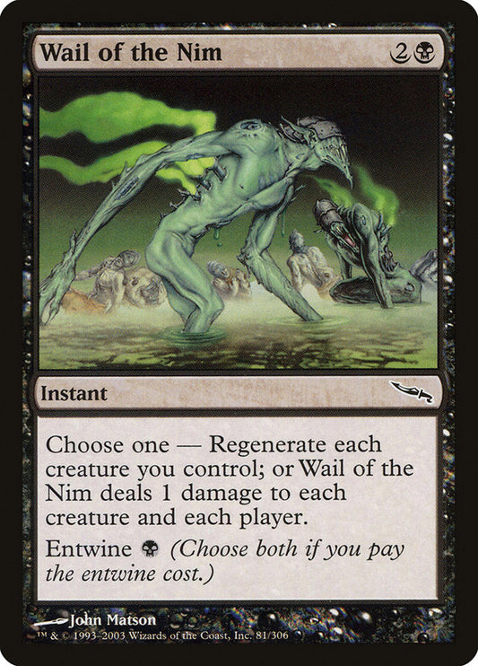 Wail of the Nim [Mirrodin] [Foil]