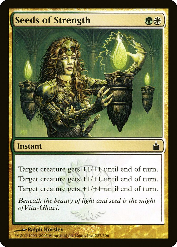 Seeds of Strength [Ravnica: City of Guilds] [Foil]