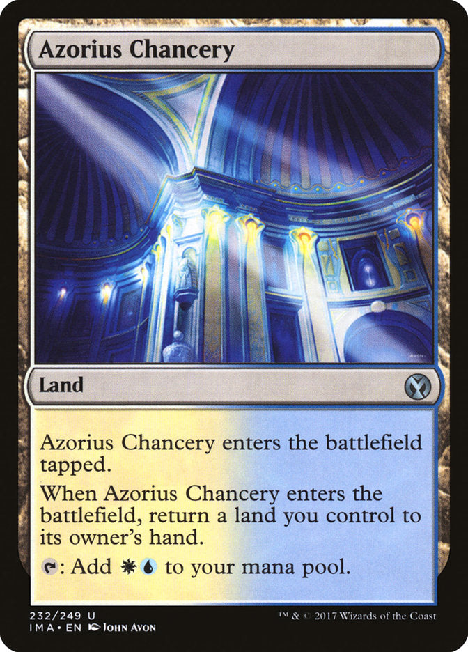 Azorius Chancery [Iconic Masters] [Foil]