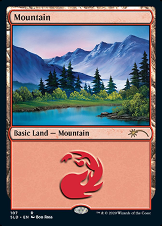 Mountain (107) [Secret Lair Drop Series] [Foil]