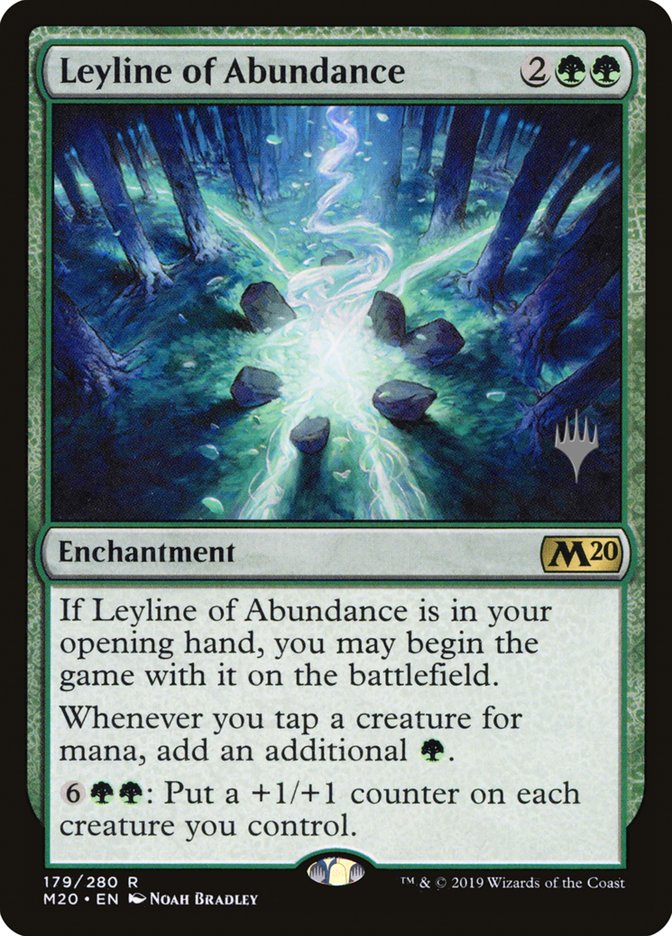 Leyline of Abundance (Promo Pack) [Core Set 2020 Promos] [Foil]