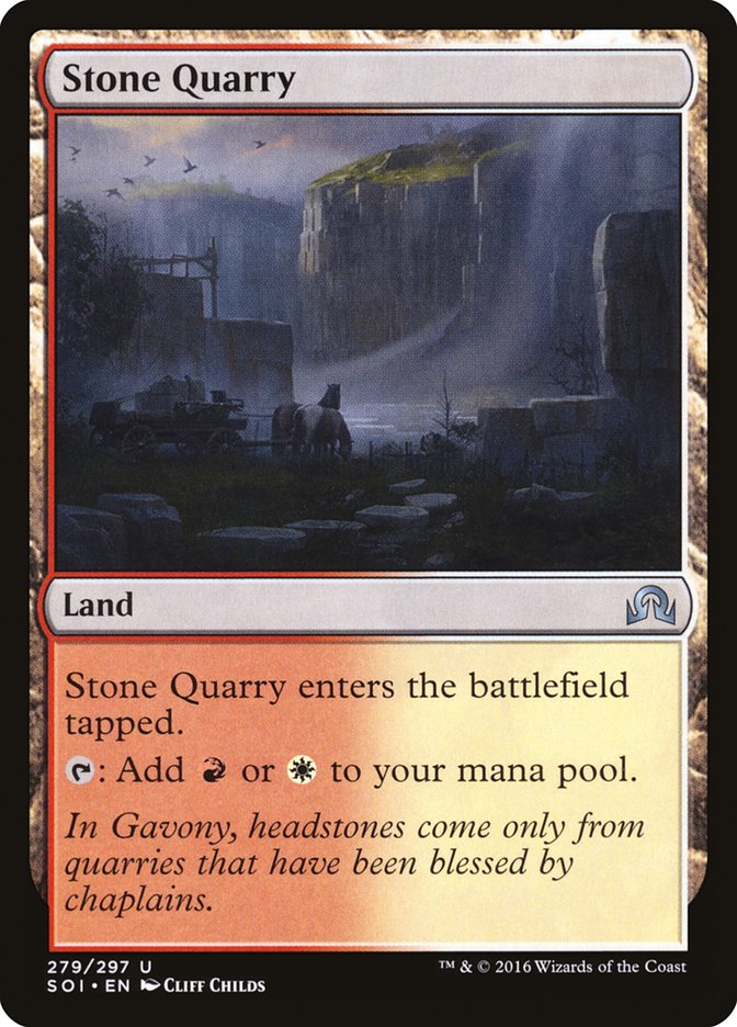 Stone Quarry [Shadows over Innistrad] [Foil]